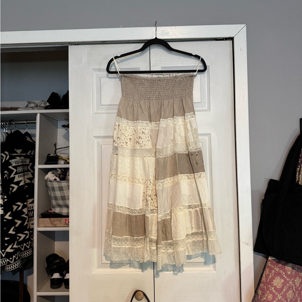 Patchwork Lace Skirt